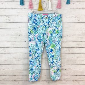 Lilly Pulitzer South Ocean Skinny Pants - Size 14